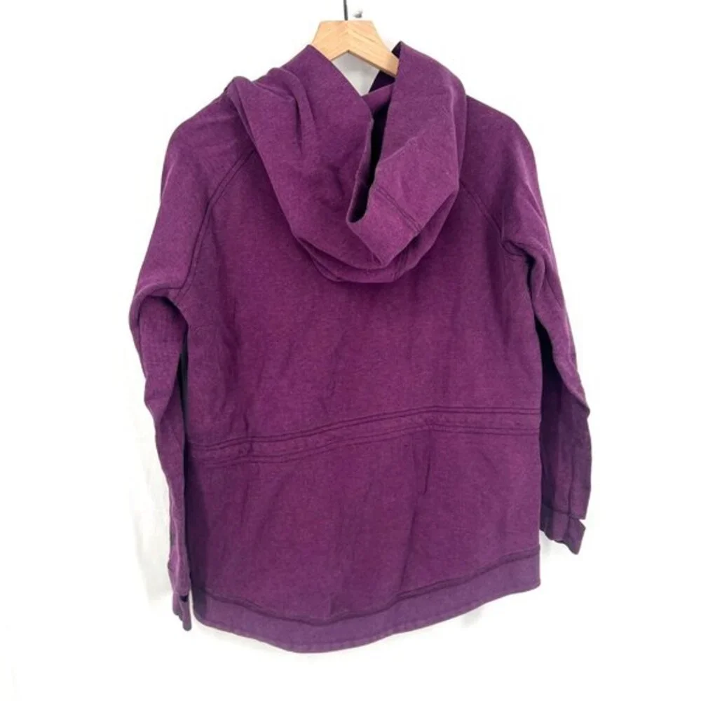 Nike tech purple asymmetrical full zip‎ up sweatshirt hoodie hooded athletic M
